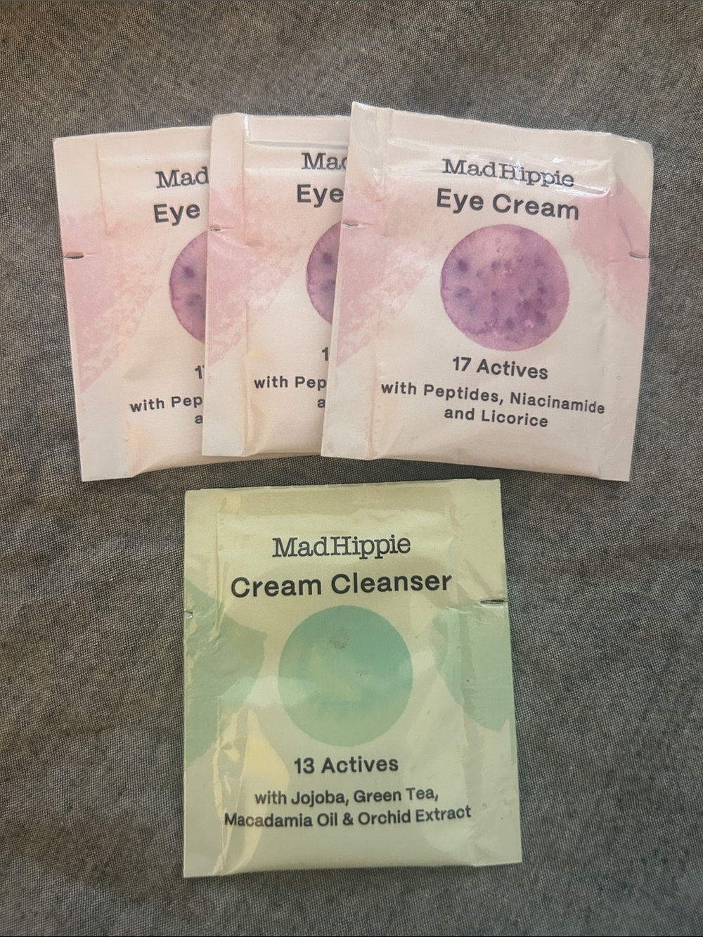 Mad Hippie😉3-Eye Cream Packets 2 x 3 ml / Authentic / Sealed / Made in USA